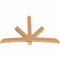 Ekena Millwork Alberta Smooth Timber Gable Bracket, Western Red Cedar, 84"W x 56"H x 3 1/2"D x 5 1/2"F, 16/12 Pitch GBW084X56X0406ALB00SWR - alternate 2